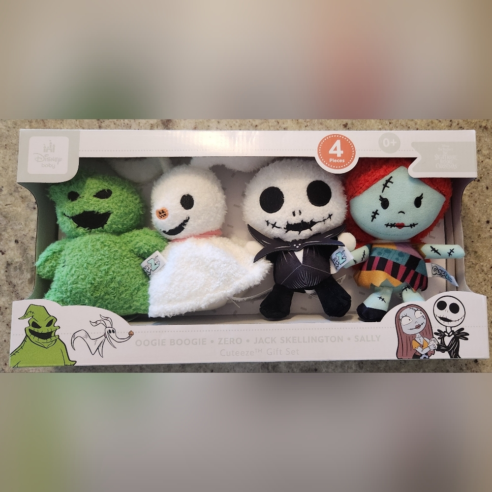 Disney Cuteeze The Nightmare Before Christmas Plush Baby Set